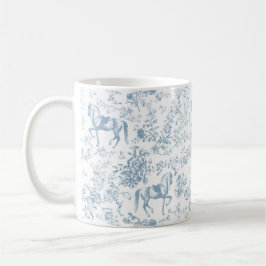 Elegant Blue Reittier Kaffeetasse