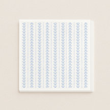 Elegant Blue Seashell Nautical Coastal Wedding