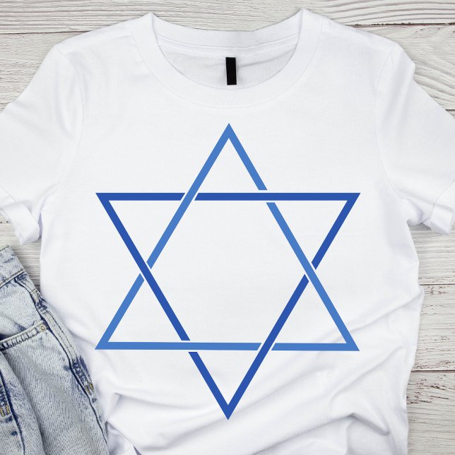 Elegant Blue Star von David T-Shirt (Von Creator hochgeladen)