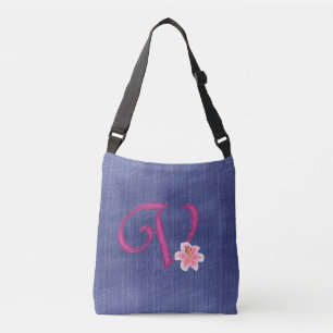 Elegant Blue V Tragetaschen Mit Langen Trägern