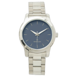 Elegant Blue Watch Armbanduhr