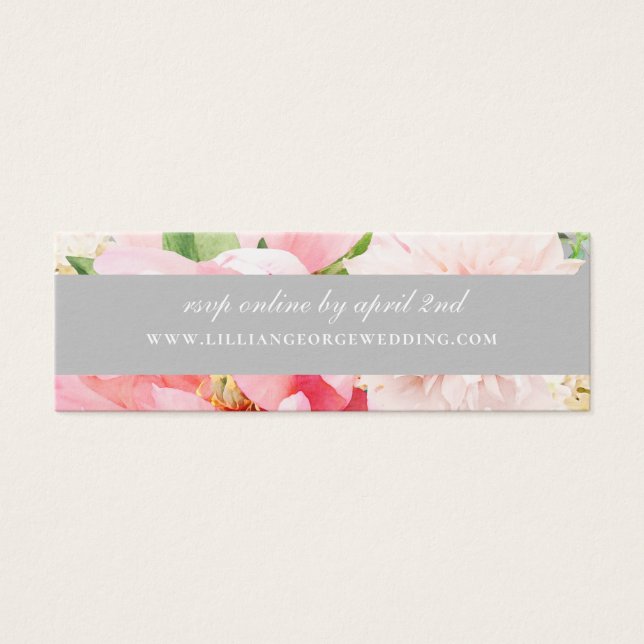 Elegant Blush Floral Wedding Website UAWG (Vorderseite)