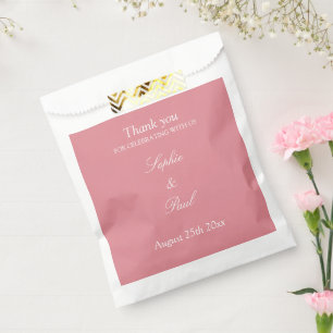 Elegant Blush Pink Hochzeit Danke, dass du Bags be Geschenktütchen