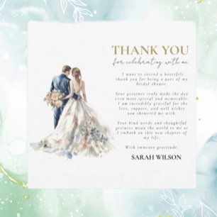 Elegant Blush Wedding Vielen Dank