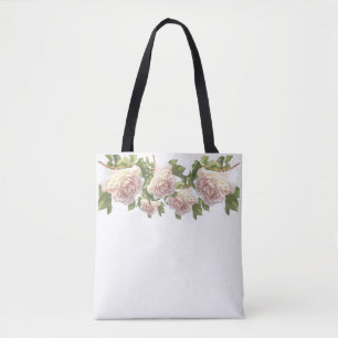 Elegant Blushing Ivory Peach Pink Roses