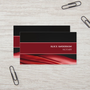 Elegant blutig rot luxuriös feminin farbig visitenkarte