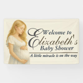 Elegant Bohemian Mom to be Baby Shower Banner
