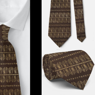Elegant Bohemisch Boho Rose Gold Peacock Neck Tie Krawatte