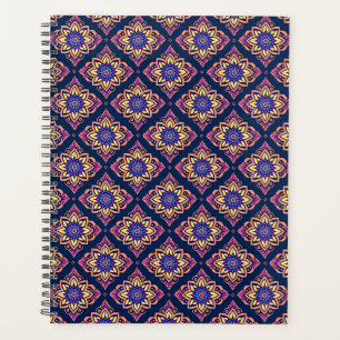 Elegant Boho Chic Blumenmuster Planer