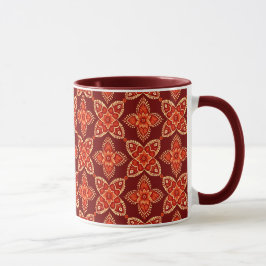 Elegant Boho Chic Blumenmuster Tasse