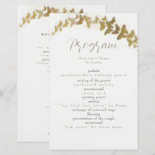 Elegant Boho Chic Gold Butterfliegen Einfache Hoch