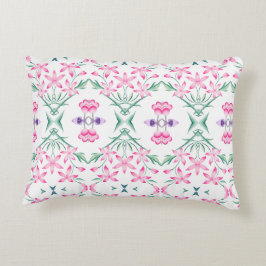 Elegant Boho Chic Kaleidoscope Blumenmuster Dekokissen