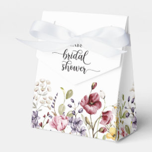 Elegant Boho Floral Brautparty Geschenkschachtel