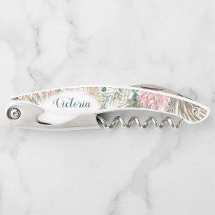 Elegant Boho Floral Bridesmaid Gevor Kellnermesser