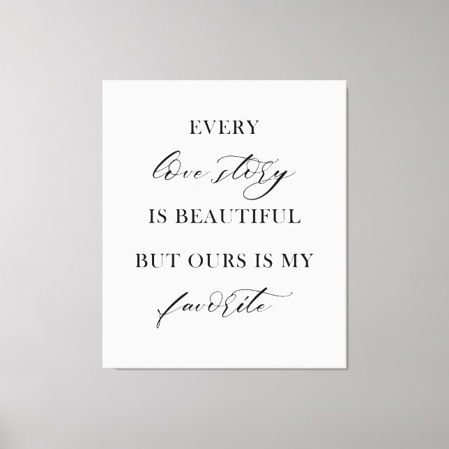 Elegant Boho Floral Wedding Tapestry Backdrop  Leinwanddruck (Vorderseite)