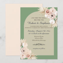Elegant Boho Spring Peony Christlich Wedding