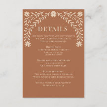 Elegant Boho Terracotta Floral Wedding