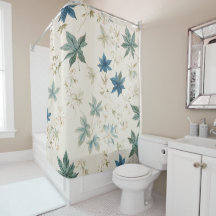Elegant Boho Vintag Maple Blätter Blumenmuster