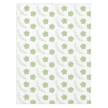 Elegant Boho Vintage Grüne Blumige Muster Frühling
