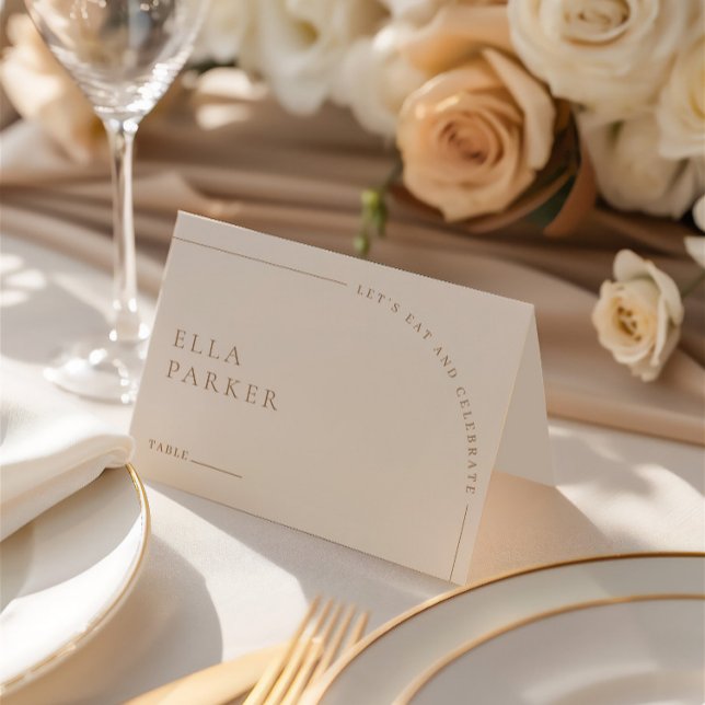 Elegant Boho Wedding Digital Guest Platzkarte (Elegant Boho Wedding Digital Guest Place Card)