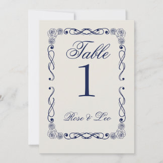 Elegant Boho Wedding Table Number | Old Money  Einladung