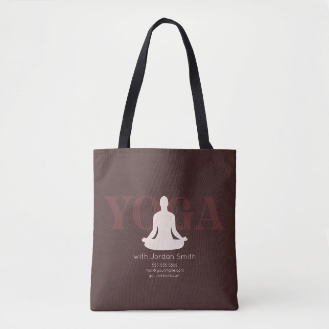 Elegant Boho Yoga Instructor Promotor (Vorderseite)