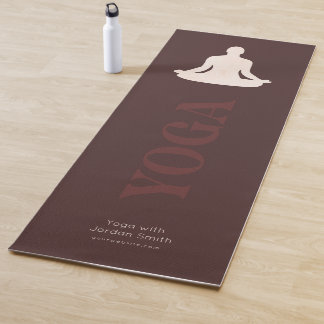 Elegant Boho Yoga Instructor Promotor Yogamatte
