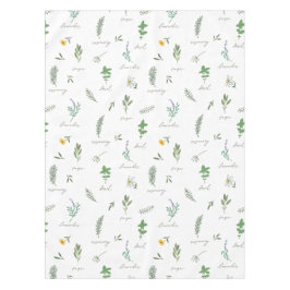 Elegant Botanical Kitchen Tischdecke