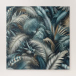 Elegant Botanical Pattern Square Puzzle 676 pcs<br><div class="desc">Immerse yourself in the lush elegance of the jungle with this Tropical Jungle Leaves Puzzle. Featuring intricately detailed leaves in calming shades of teal, sage, and beige, this botanical puzzle brings serenity and sophistication to your indoor puzzle sessions. A perfect choice for nature lovers, art fans, and anyone seeking a...</div>