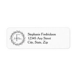 Elegant Botanical – Personalized return address