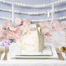 Elegant Botanical Wedding Invitation Geschenkschachtel