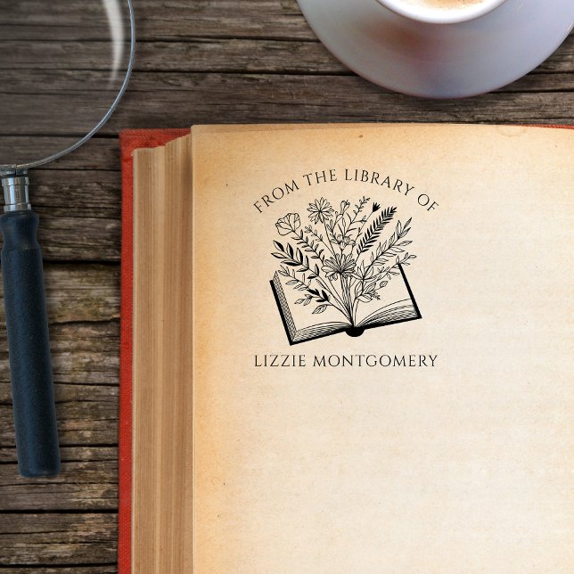 Elegant botanisch aus der Bibliothek von Custom Gummistempel (Von Creator hochgeladen)