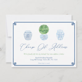 Elegant Boxwood Topiary Ginger Jar neue Adresse Ankündigung