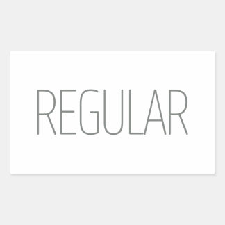Elegant braun Regulärer Kaffee Rechteckiger Aufkleber