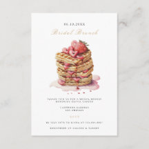 Elegant Bridal Brunch Bridal Dusche Einladung