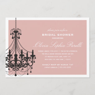 ELEGANT  BRIDAL SHOWING INVITATION EINLADUNG