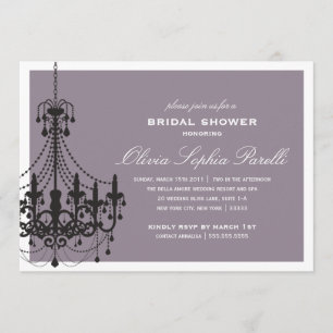 ELEGANT  BRIDAL SHOWING INVITATION EINLADUNG