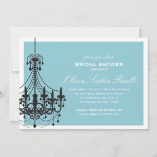 ELEGANT BRIDAL SHOWING INVITATION EINLADUNG