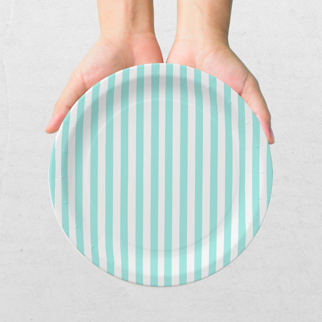 Elegant Bride & Co. Brautparty Teal Pappteller (Von Creator hochgeladen)