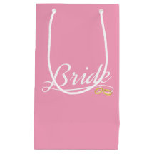 Elegant Bride Wedding Calligraphy | Geschenktasche