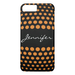 Elegant Bronze Polka Dots Muster Case-Mate iPhone Hülle