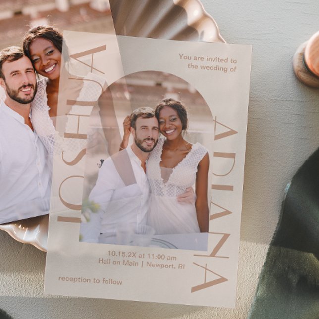 Elegant Brown Foto Arch Wedding (Von Creator hochgeladen)