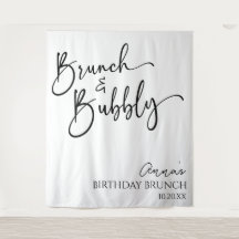 Elegant Brunch and Bubbly Birthday Brunch Party