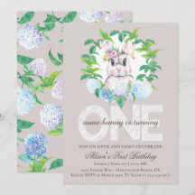 Elegant Bunny Floral Wreath