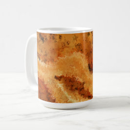 Elegant Burled Wood Kaffeetasse