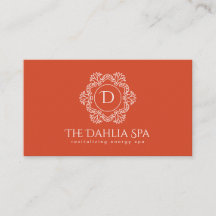 Elegant Burnt Orange Masseuse Wellness-Center Beru