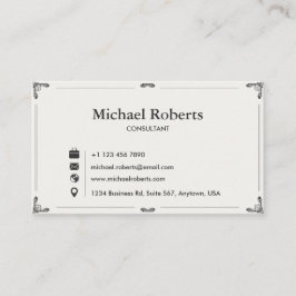 Elegant Business Card Visitenkarte