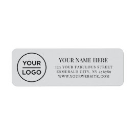 Elegant Business Logo Return Address