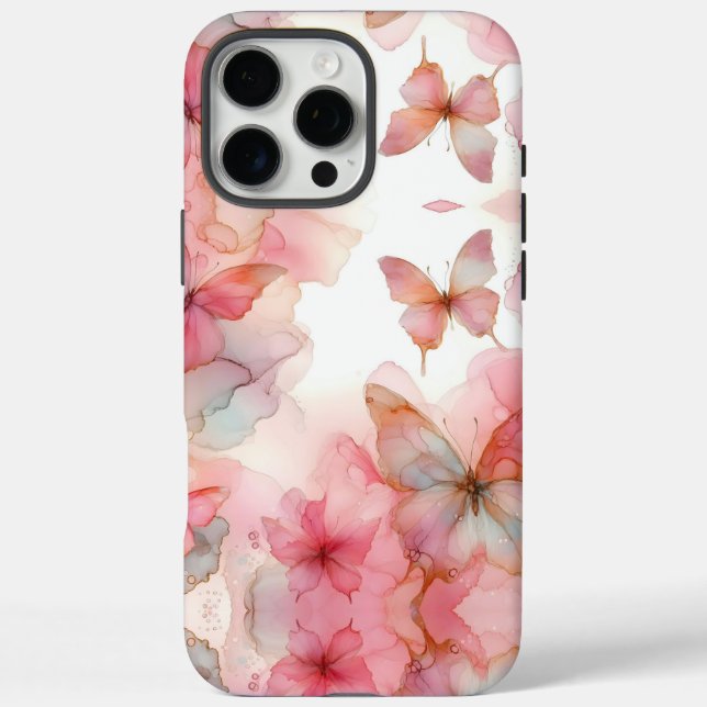 Elegant Butterfly iPhone Case-Mate iPhone Hülle (Rückseite)