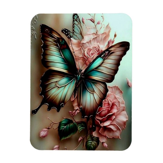 Elegant Butterfly Magnet (Vertikal)